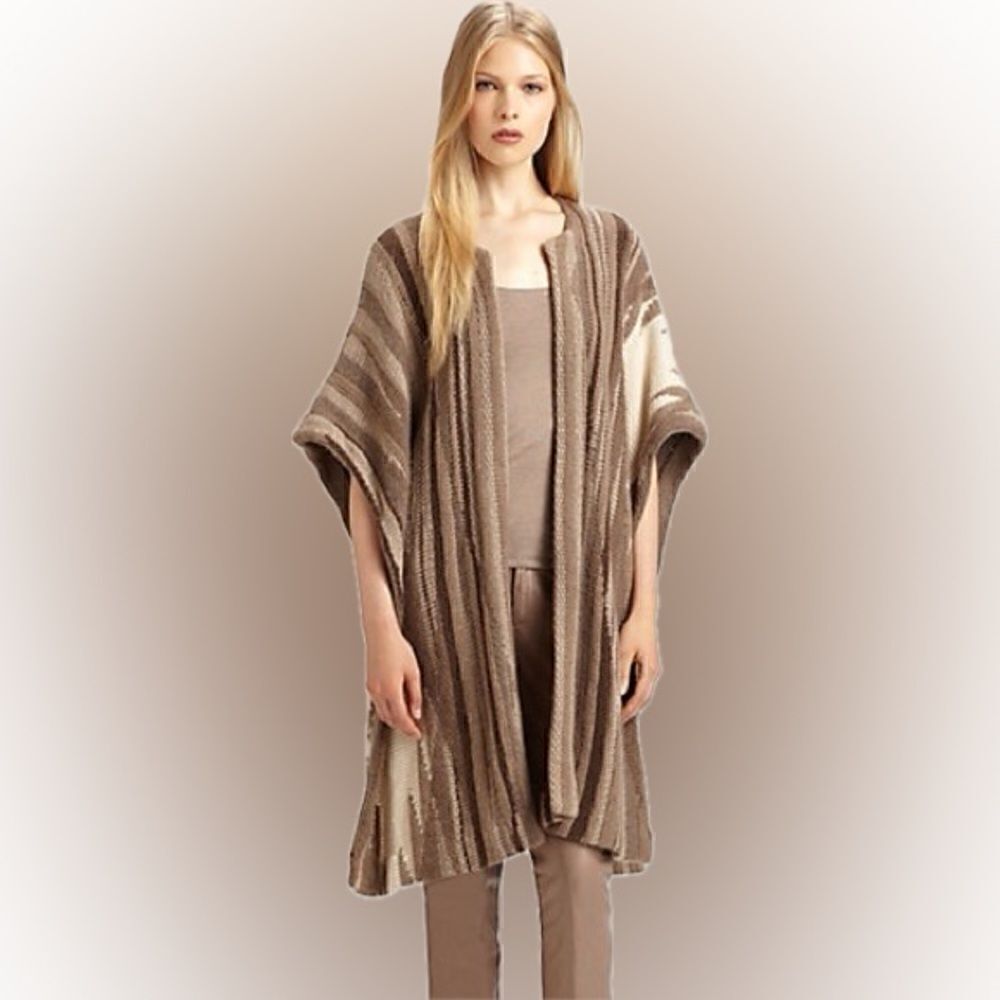 Ralph Lauren Black Label Cashmere Serape Ruana - Picture 9 of 16
